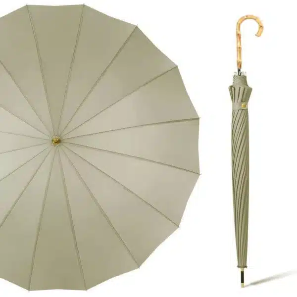 Ombrello con manico in bambù polimerizzato 46''x 33''x 16K - immagine 10