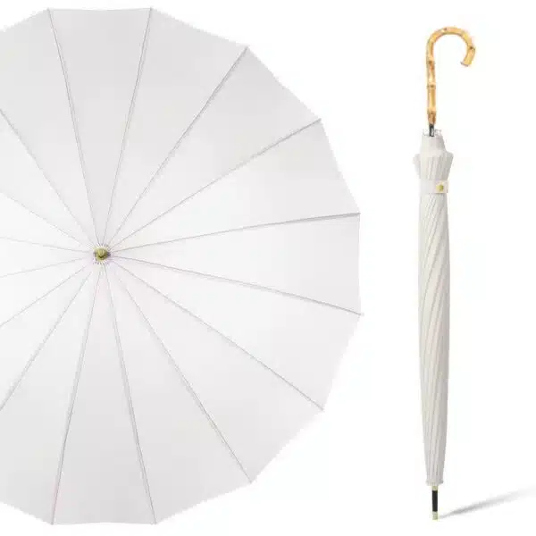 Ombrello con manico in bambù polimerizzato 46''x 33''x 16K - immagine 9