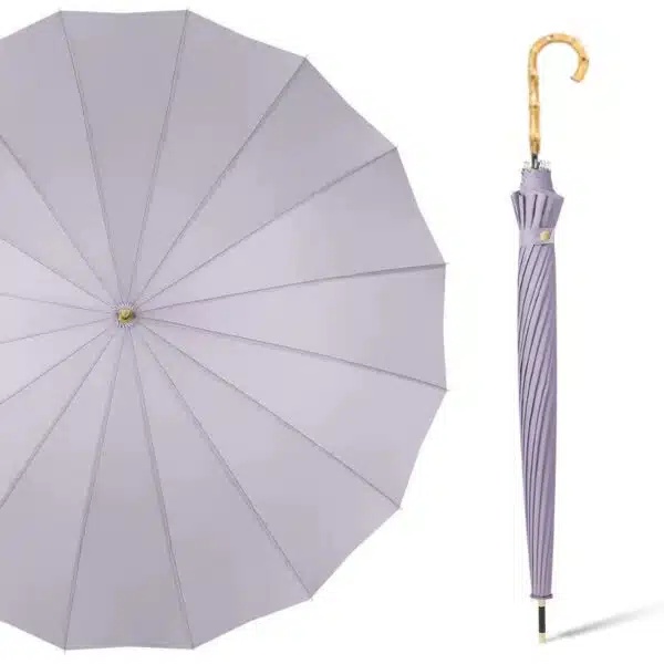 Ombrello con manico in bambù polimerizzato 46''x 33''x 16K - immagine 7