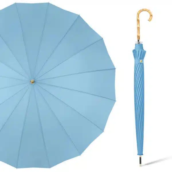 Ombrello con manico in bambù polimerizzato 46''x 33''x 16K - immagine 6