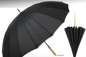 Wat zijn de onderdelen van een paraplu?